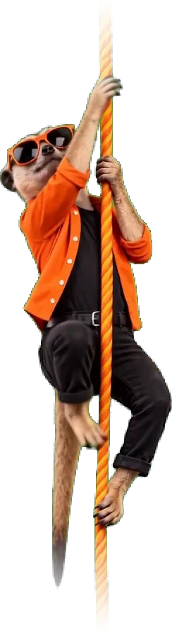 Meerk Art meerkat mascot